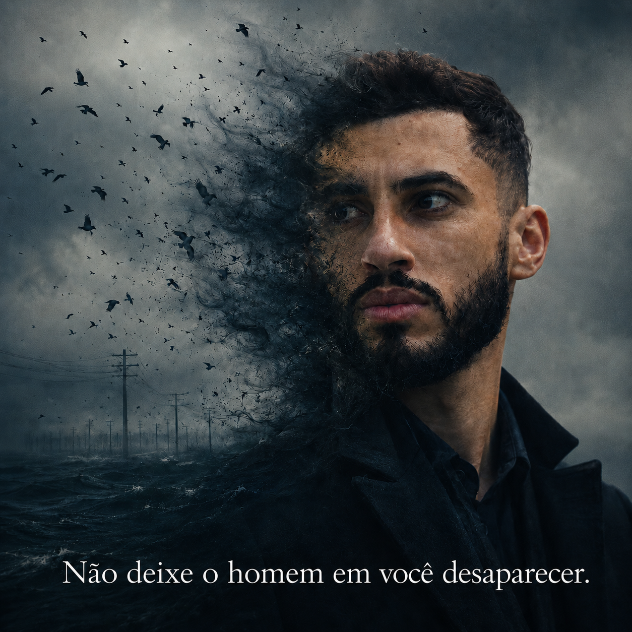 Arte profissional — Não deixe o homem em você desaparecer
