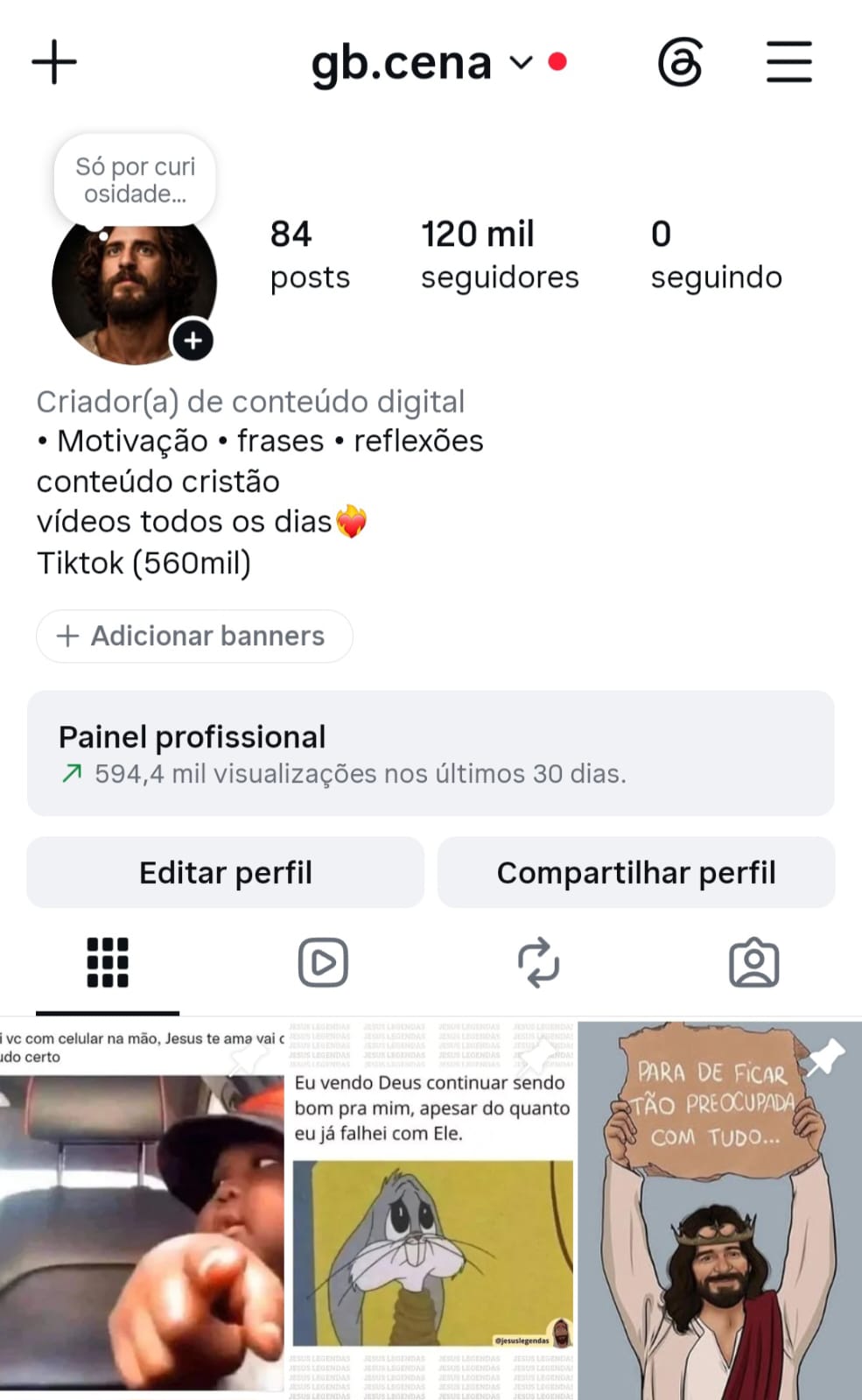 Prova de resultado — Nicho religioso